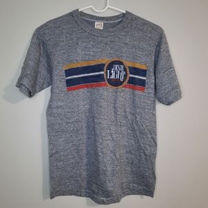 RARE! Dixie Light Beer T-Shirt  Vintage Early 1980s New Orleans Men Size M Thin